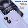 image:imageMiracase Silicone amp Magnetic for iPhone 18 Pro Max Case Capri BlueLight Purple