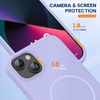 image:imageMiracase Silicone amp Magnetic for iPhone 18 Pro Max Case Capri BlueLight Purple