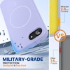 image:imageMiracase Silicone amp Magnetic for iPhone 18 Pro Max Case Capri BlueLight Purple