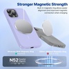 image:imageMiracase Silicone amp Magnetic for iPhone 18 Pro Max Case Capri BlueLight Purple