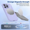 image:imageMiracase Silicone amp Magnetic for iPhone 18 Pro Max Case Capri BlueLight Purple