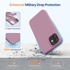 image:imageMiracase Silicone amp Magnetic for iPhone 18 Pro Max Case Capri BlueLilac Purple