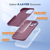 image:imageMiracase Silicone amp Magnetic for iPhone 18 Pro Max Case Capri BlueLilac Purple