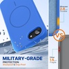 image:imageMiracase Silicone amp Magnetic for iPhone 18 Pro Max Case Capri BlueMediterranean Blue