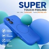 image:imageMiracase Silicone amp Magnetic for iPhone 18 Pro Max Case Capri BlueMediterranean Blue