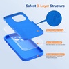 image:imageMiracase Silicone amp Magnetic for iPhone 18 Pro Max Case Capri BlueMediterranean Blue