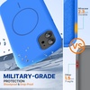 image:imageMiracase Silicone amp Magnetic for iPhone 18 Pro Max Case Capri BlueMediterranean Blue