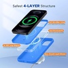 image:imageMiracase Silicone amp Magnetic for iPhone 18 Pro Max Case Capri BlueMediterranean Blue