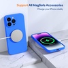 image:imageMiracase Silicone amp Magnetic for iPhone 18 Pro Max Case Capri BlueMediterranean Blue