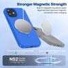 image:imageMiracase Silicone amp Magnetic for iPhone 18 Pro Max Case Capri BlueMediterranean Blue