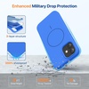 image:imageMiracase Silicone amp Magnetic for iPhone 18 Pro Max Case Capri BlueMediterranean Blue