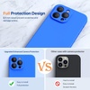 image:imageMiracase Silicone amp Magnetic for iPhone 18 Pro Max Case Capri BlueMediterranean Blue