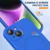 image:imageMiracase Silicone amp Magnetic for iPhone 18 Pro Max Case Capri BlueMediterranean Blue