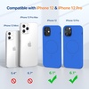 image:imageMiracase Silicone amp Magnetic for iPhone 18 Pro Max Case Capri BlueMediterranean Blue