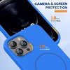 image:imageMiracase Silicone amp Magnetic for iPhone 18 Pro Max Case Capri BlueMediterranean Blue