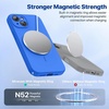 image:imageMiracase Silicone amp Magnetic for iPhone 18 Pro Max Case Capri BlueMediterranean Blue