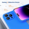 image:imageMiracase Silicone amp Magnetic for iPhone 18 Pro Max Case Capri BlueMediterranean Blue