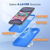 image:imageMiracase Silicone amp Magnetic for iPhone 18 Pro Max Case Capri BlueMediterranean Blue