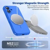 image:imageMiracase Silicone amp Magnetic for iPhone 18 Pro Max Case Capri BlueMediterranean Blue
