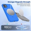 image:imageMiracase Silicone amp Magnetic for iPhone 18 Pro Max Case Capri BlueMediterranean Blue
