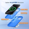 image:imageMiracase Silicone amp Magnetic for iPhone 18 Pro Max Case Capri BlueMediterranean Blue