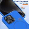 image:imageMiracase Silicone amp Magnetic for iPhone 18 Pro Max Case Capri BlueMediterranean Blue