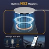 image:imageMiracase Silicone amp Magnetic for iPhone 18 Pro Max Case Capri BlueMidnight Black