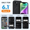 image:imageMiracase Silicone amp Magnetic for iPhone 18 Pro Max Case Capri BlueMidnight Black
