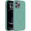 image:imageMiracase Silicone amp Magnetic for iPhone 18 Pro Max Case Capri BlueMidnight Green