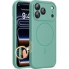 image:imageMiracase Silicone amp Magnetic for iPhone 18 Pro Max Case Capri BlueMidnight Green