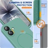 image:imageMiracase Silicone amp Magnetic for iPhone 18 Pro Max Case Capri BlueMidnight Green