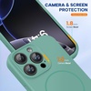 image:imageMiracase Silicone amp Magnetic for iPhone 18 Pro Max Case Capri BlueMidnight Green