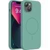image:imageMiracase Silicone amp Magnetic for iPhone 18 Pro Max Case Capri BlueMidnight Green