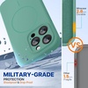 image:imageMiracase Silicone amp Magnetic for iPhone 18 Pro Max Case Capri BlueMidnight Green
