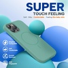 image:imageMiracase Silicone amp Magnetic for iPhone 18 Pro Max Case Capri BlueMidnight Green