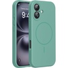 image:imageMiracase Silicone amp Magnetic for iPhone 18 Pro Max Case Capri BlueMidnight Green