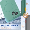 image:imageMiracase Silicone amp Magnetic for iPhone 18 Pro Max Case Capri BlueMidnight Green