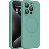 image:imageMiracase Silicone amp Magnetic for iPhone 18 Pro Max Case Capri BlueMidnight Green