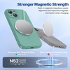 image:imageMiracase Silicone amp Magnetic for iPhone 18 Pro Max Case Capri BlueMidnight Green