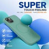 image:imageMiracase Silicone amp Magnetic for iPhone 18 Pro Max Case Capri BlueMidnight Green