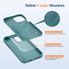 image:imageMiracase Silicone amp Magnetic for iPhone 18 Pro Max Case Capri BlueMidnight Green
