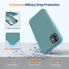 image:imageMiracase Silicone amp Magnetic for iPhone 18 Pro Max Case Capri BlueMidnight Green