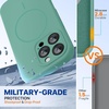 image:imageMiracase Silicone amp Magnetic for iPhone 18 Pro Max Case Capri BlueMidnight Green