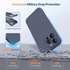 image:imageMiracase Silicone amp Magnetic for iPhone 18 Pro Max Case Capri BlueNavy Blue