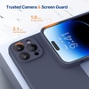 image:imageMiracase Silicone amp Magnetic for iPhone 18 Pro Max Case Capri BlueNavy Blue