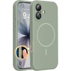image:imageMiracase Silicone amp Magnetic for iPhone 18 Pro Max Case Capri BluePatina Green
