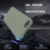 image:imageMiracase Silicone amp Magnetic for iPhone 18 Pro Max Case Capri BluePatina Green