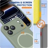 image:imageMiracase Silicone amp Magnetic for iPhone 18 Pro Max Case Capri BluePatina Green