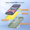 image:imageMiracase Silicone amp Magnetic for iPhone 18 Pro Max Case Capri BluePatina Green