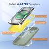 image:imageMiracase Silicone amp Magnetic for iPhone 18 Pro Max Case Capri BluePatina Green